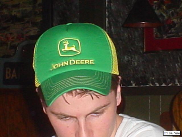 Uploaded by lilclaudia: the awesome john deer hat that was passed around