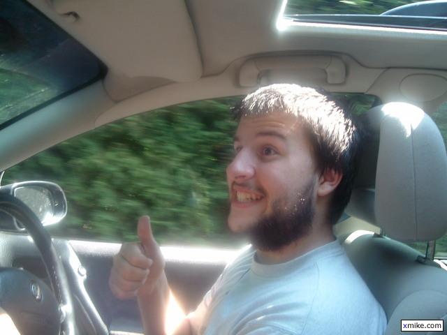 Uploaded by Lee: Toby Driving lees car? oh crap!