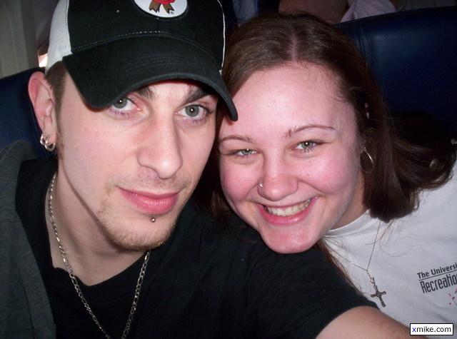 Uploaded by 26: Katie and Donny on the airplane. Donny hates planes.