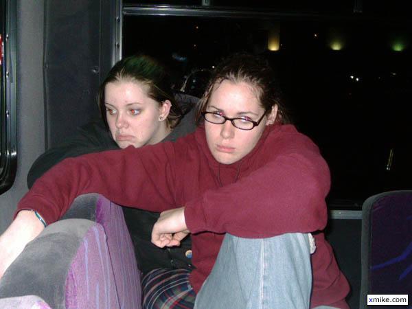 Uploaded by FrankTheTank: Robyn and Sarah, bein emo